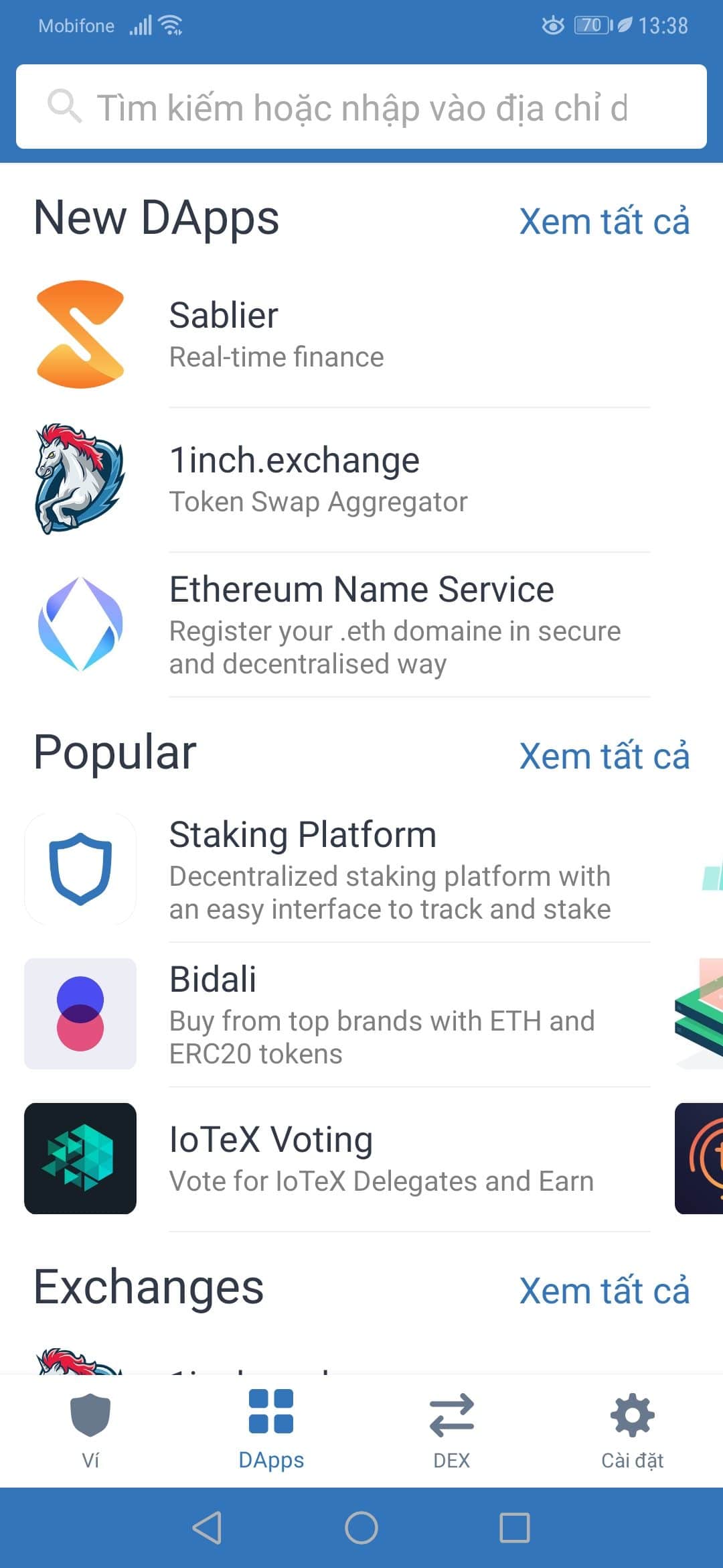 Hướng dẫn Staking bằng ví Trust Wallet