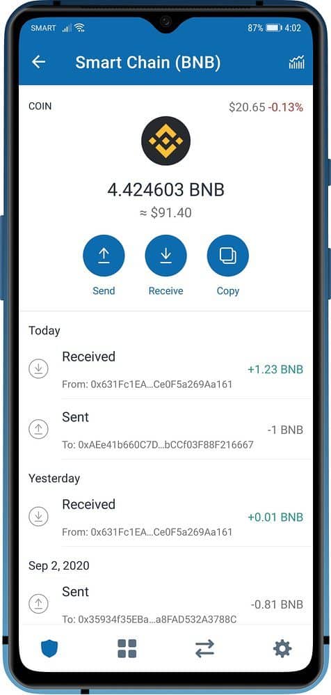 how to login and register to Binance Smart Chain 3