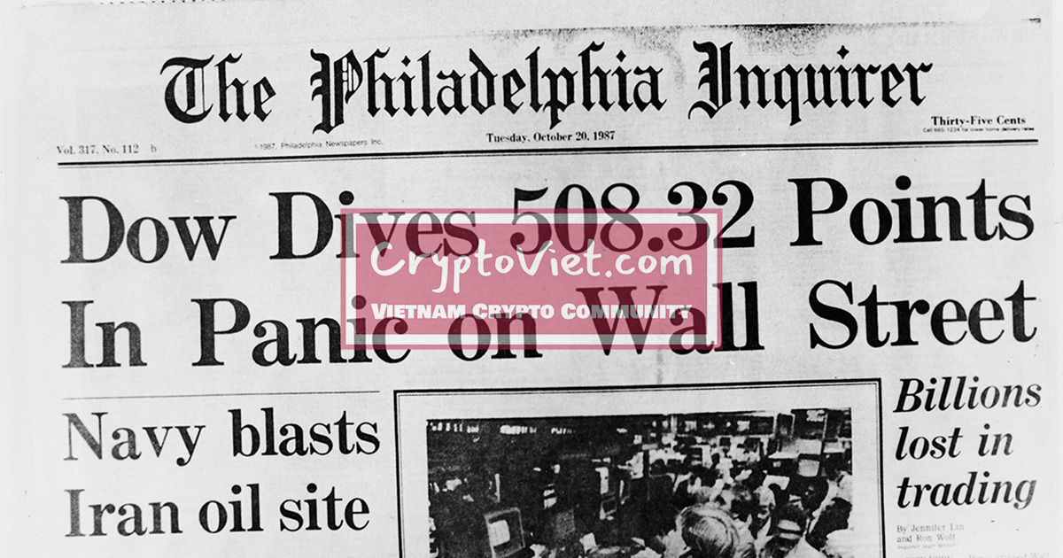 Sự sụp đổ của Phố Wall vào ngày 19/10/1987